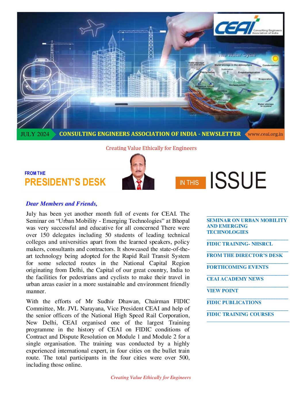 CEAI Newsletter JULY, 2024