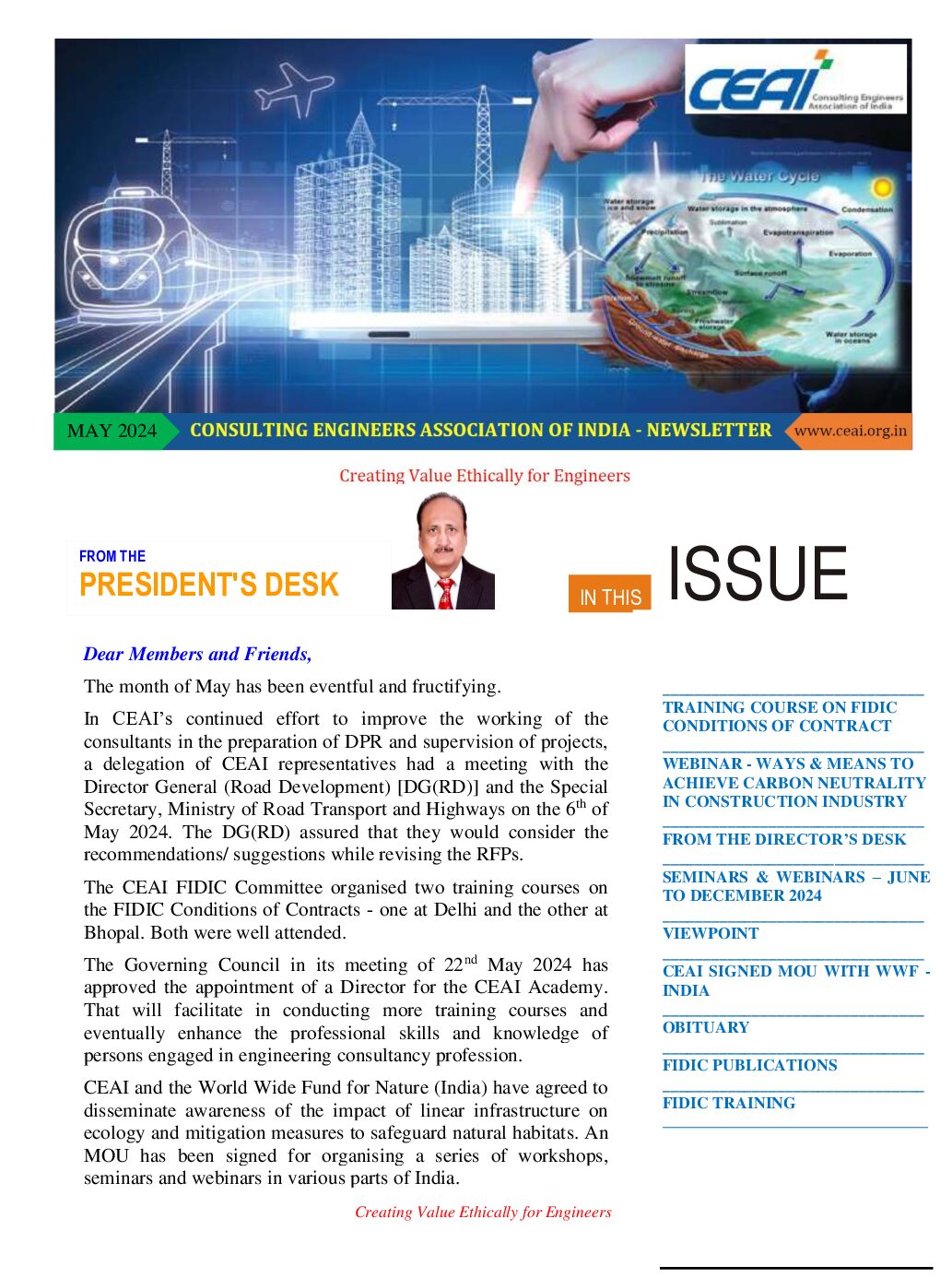 CEAI Newsletter MAY, 2024