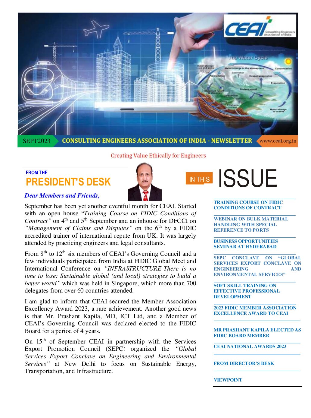 CEAI Newsletter SEPT, 2023