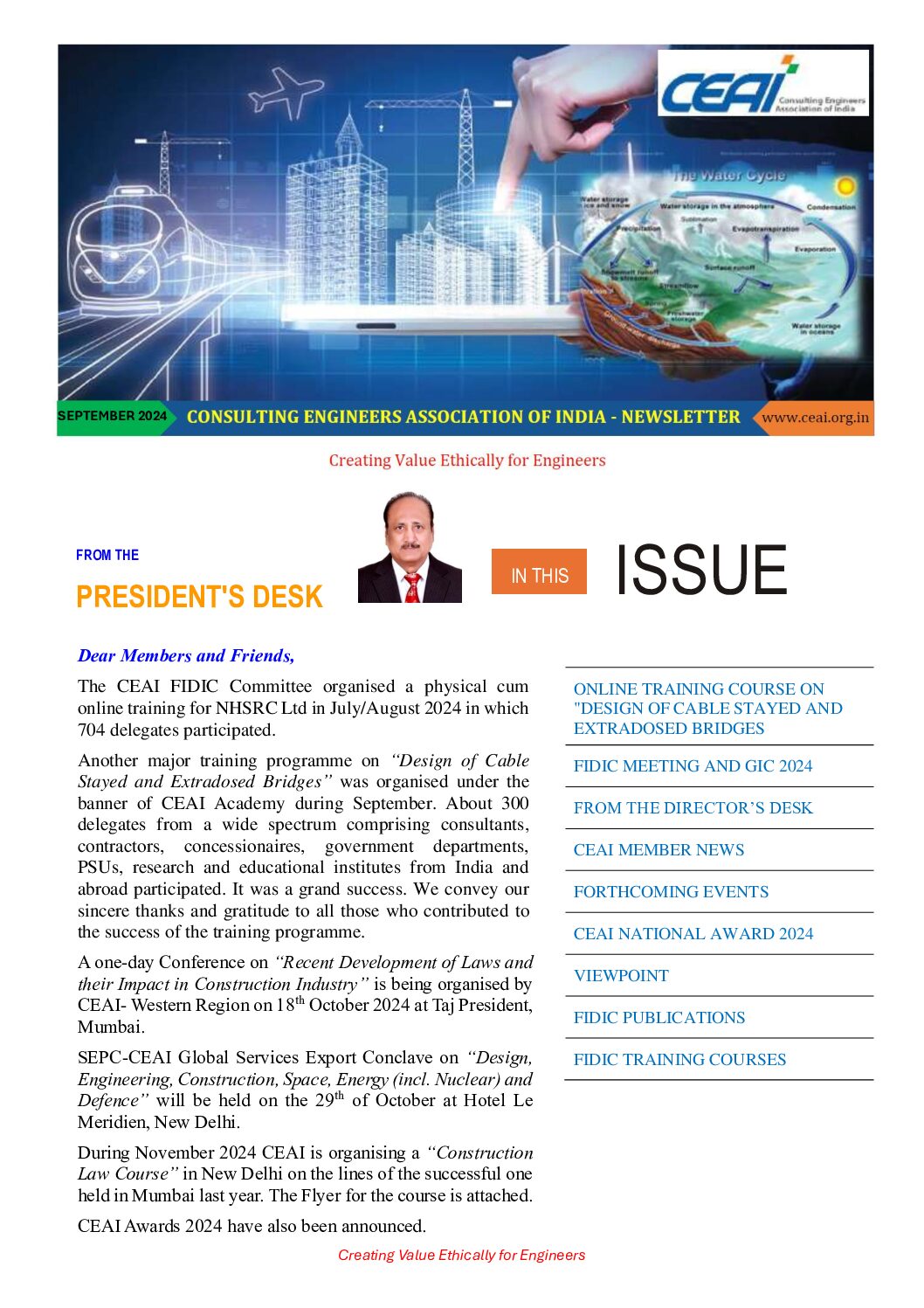CEAI Newsletter SEPTEMBER, 2024