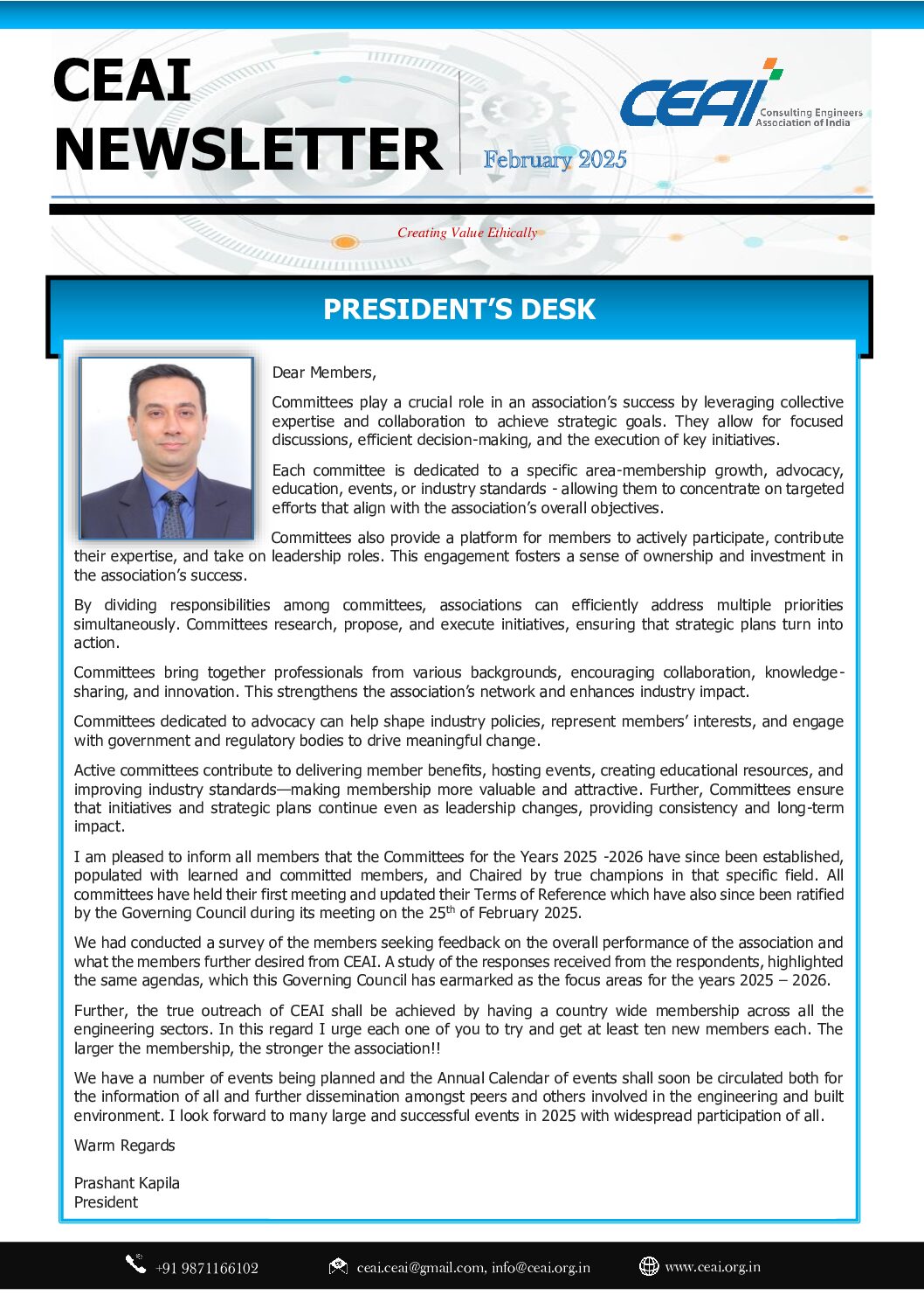 CEAI Newsletter FEB, 2025