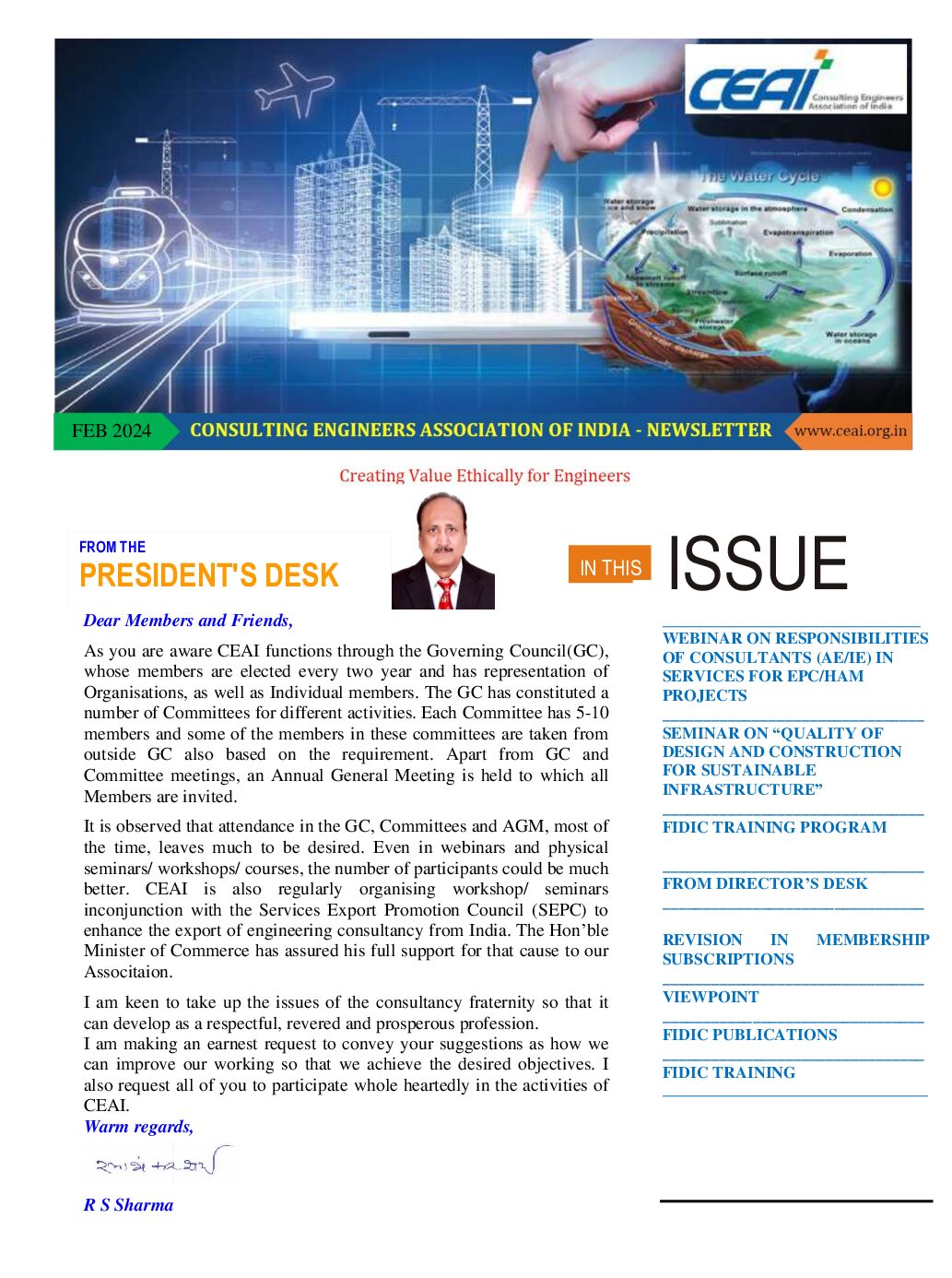 CEAI Newsletter FEB, 2024