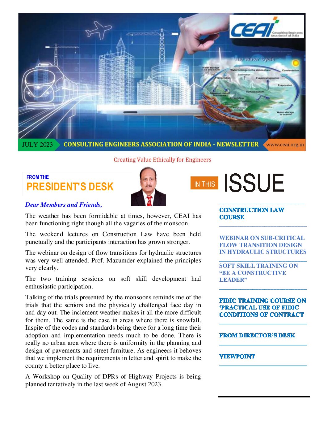 CEAI Newsletter JULY, 2023